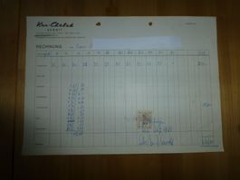 Hilterfingen bei Thun, 1963, Gebührenmarken
