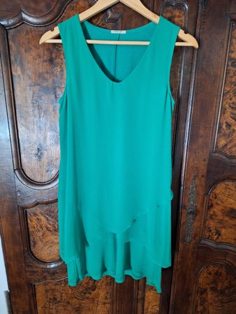 Kleid aus Chiffon von Intimissimi. Giftgrün