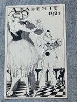 Litho Studentika PK / Akademie 1921 Gelaufen Zürich 