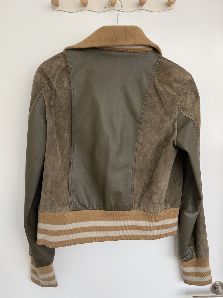 Vero Moda Giacche: Jacke Leder Khaki Grösse L – Usato da Flims Waldhaus venduto da kat_gs8f 1
