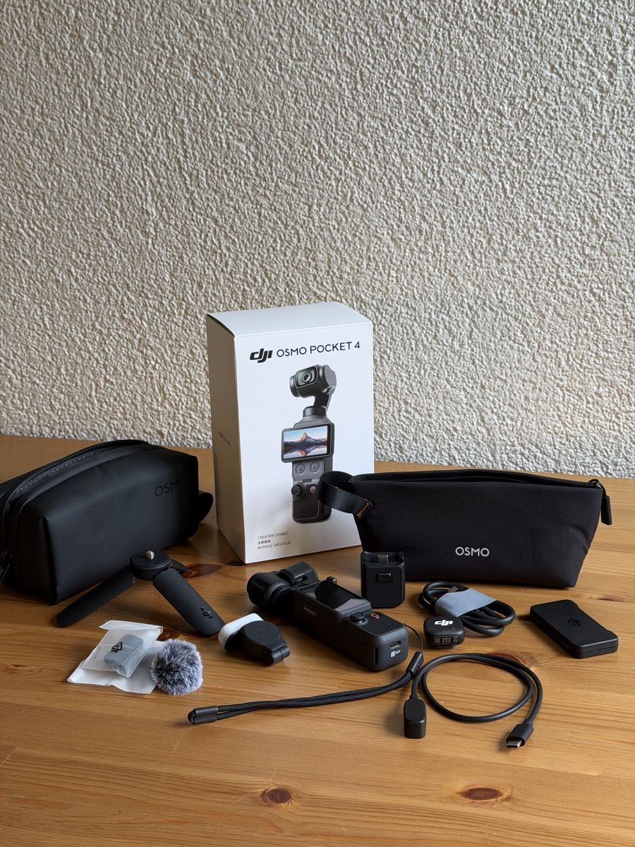 DJI Camcorder: DJI Osmo Pocket 4 Creator Combo – Like New – Neu (gemäss Beschreibung) aus Zürich von idbronskiy