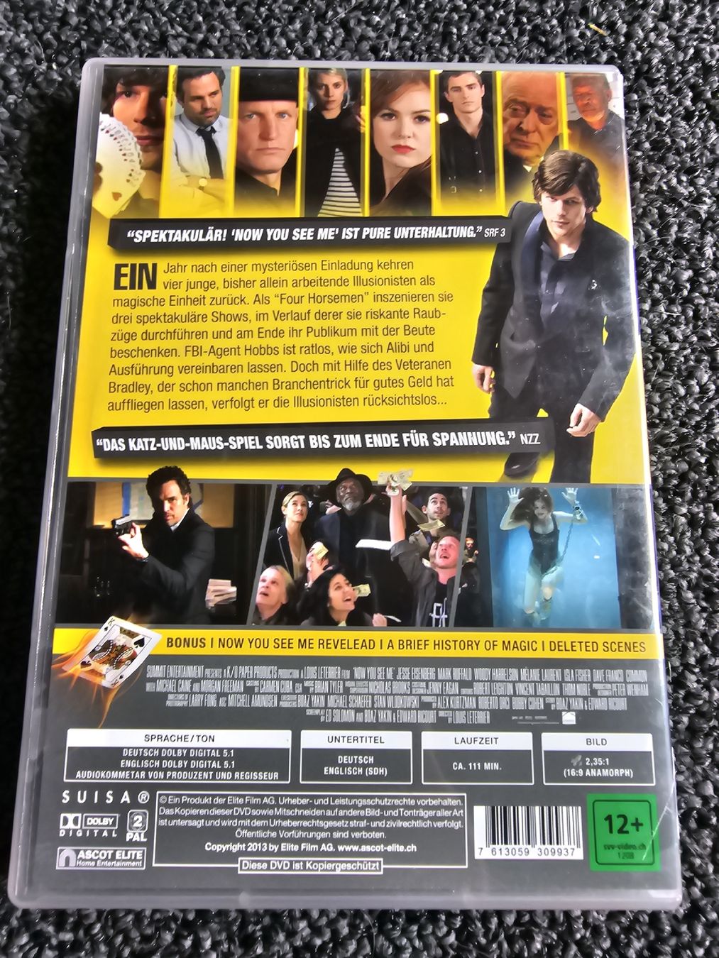 Tutti i DVDs: Now You See Me (22226) – Usato da Ruswil venduto da jan_bxl5 1