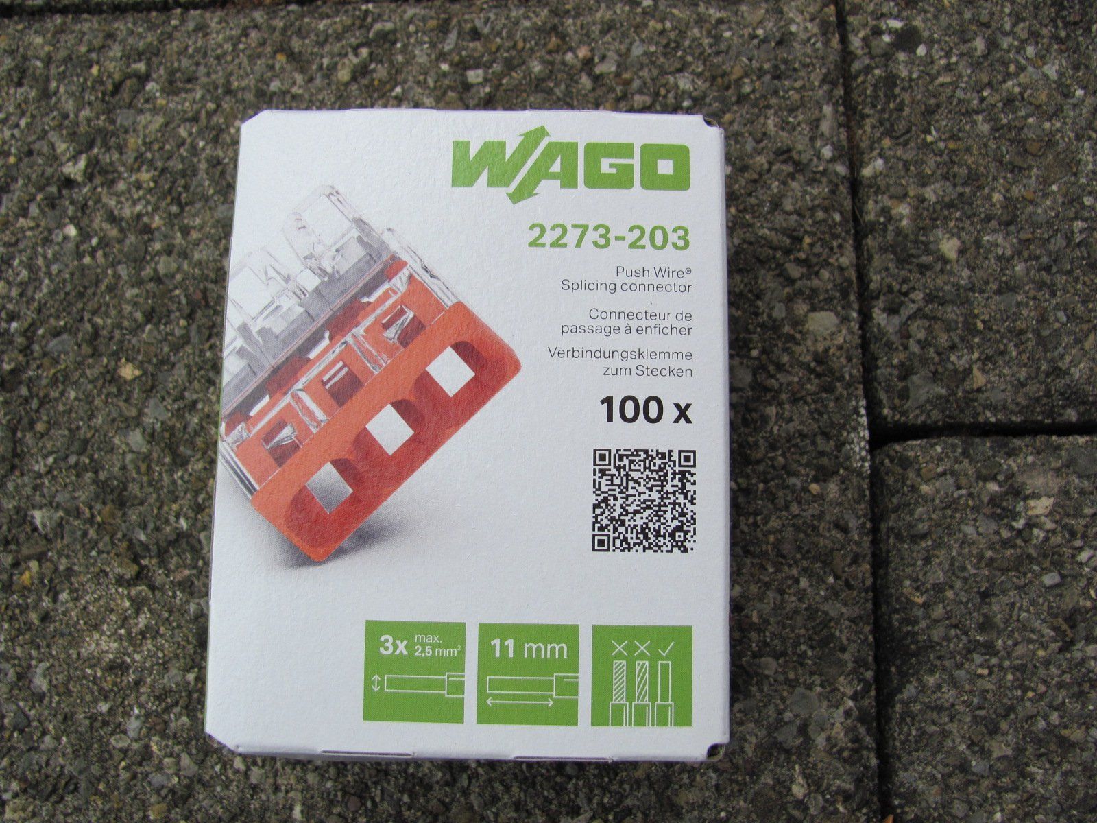 Wago Componenti elettronici: Wago / 2273-203 – Nuovo e nell'imballaggio originale da Uznach venduto da Bimbolino