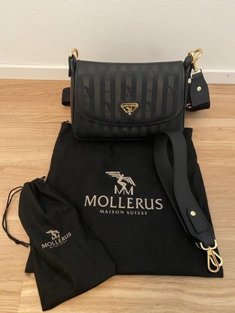 Wie neu! Mollerus Noville Tasche gold