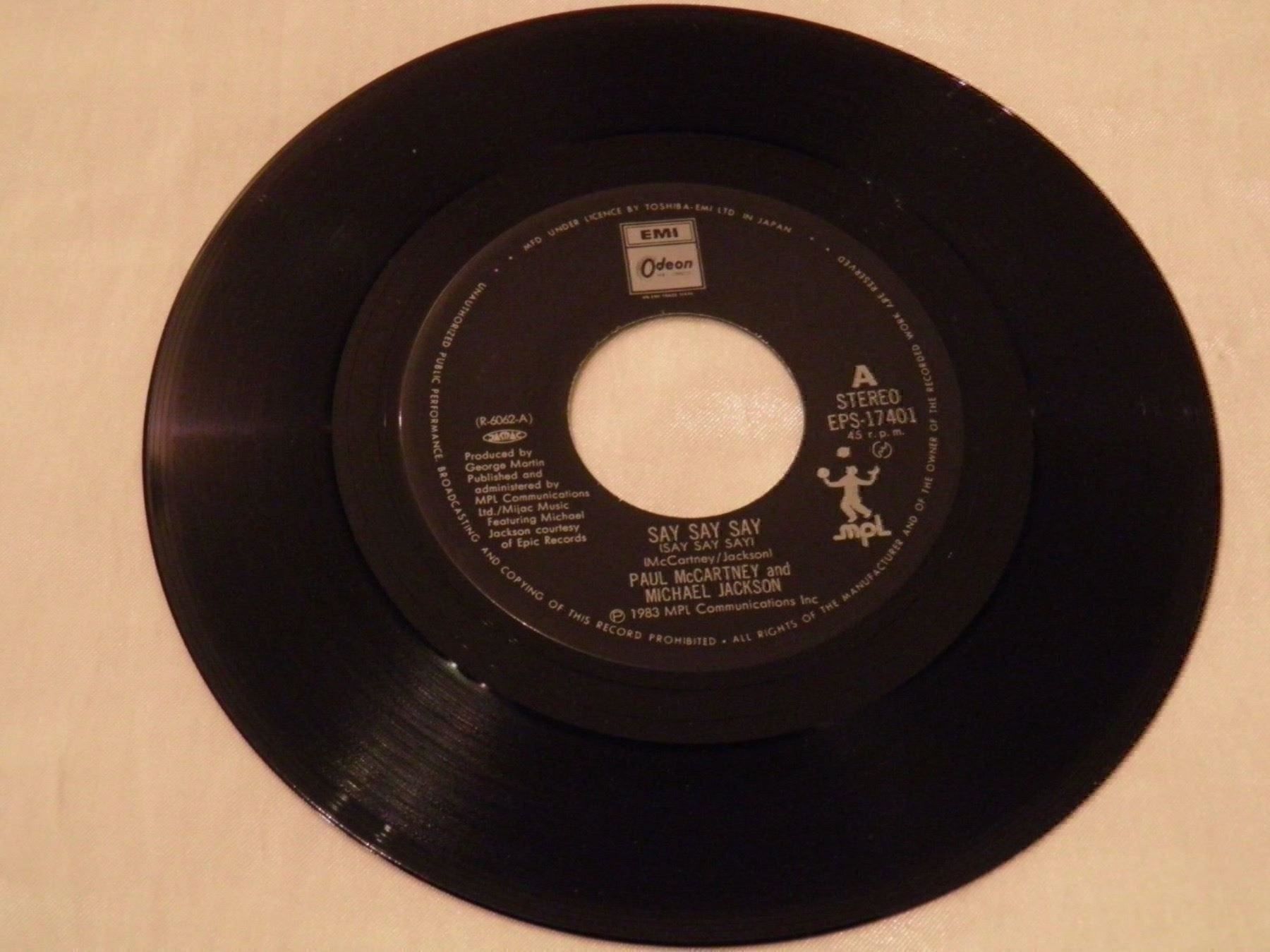 Dischi in vinile: MJackson P McCartney say say say – Usato da founex venduto da cetrarese01 3