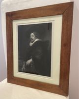 Porträt Peter Paul Rubens im Biedermeier Rahmen