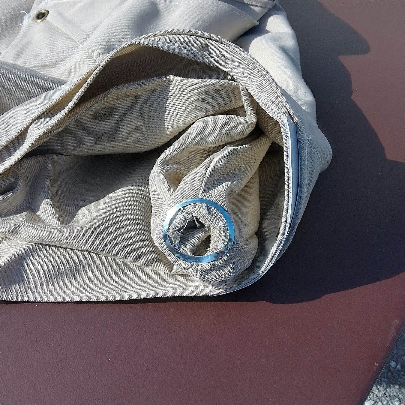 Glatz Ombrelloni: Sonnenschirmstoff – Nuovo e nell'imballaggio originale da Fahrni b. Thun venduto da bla_8p6s 3
