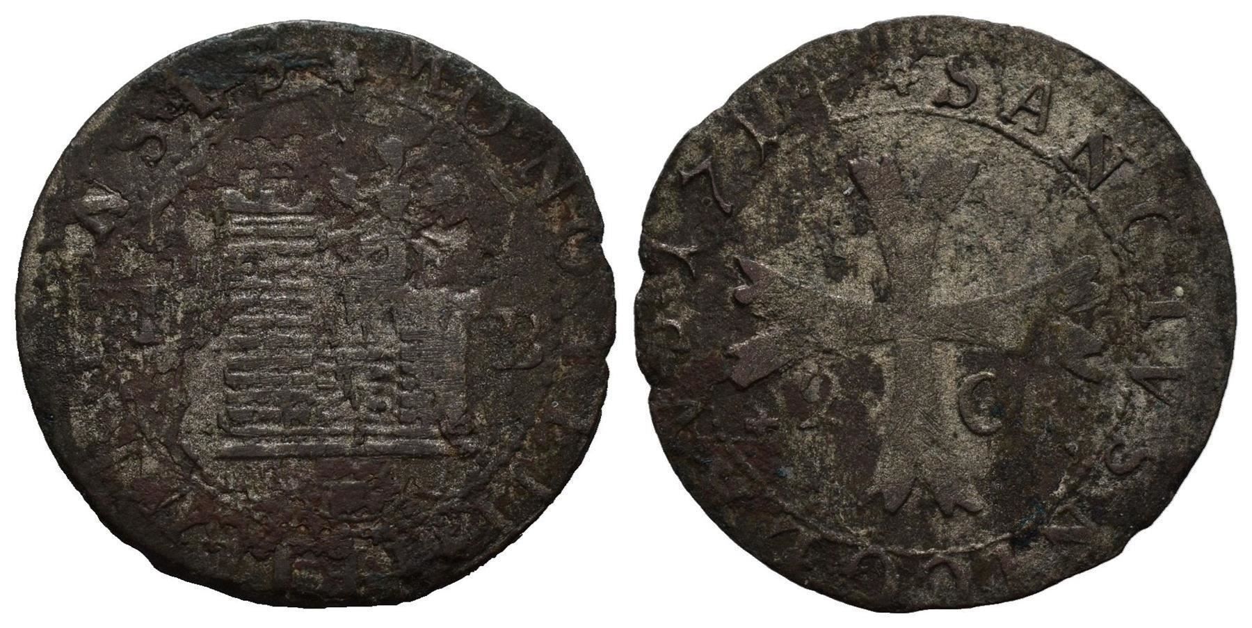 Alle Münzen: Freiburg Halbbatzen 1714  /2797 – Gebraucht aus Trimbach von Solothurn1
