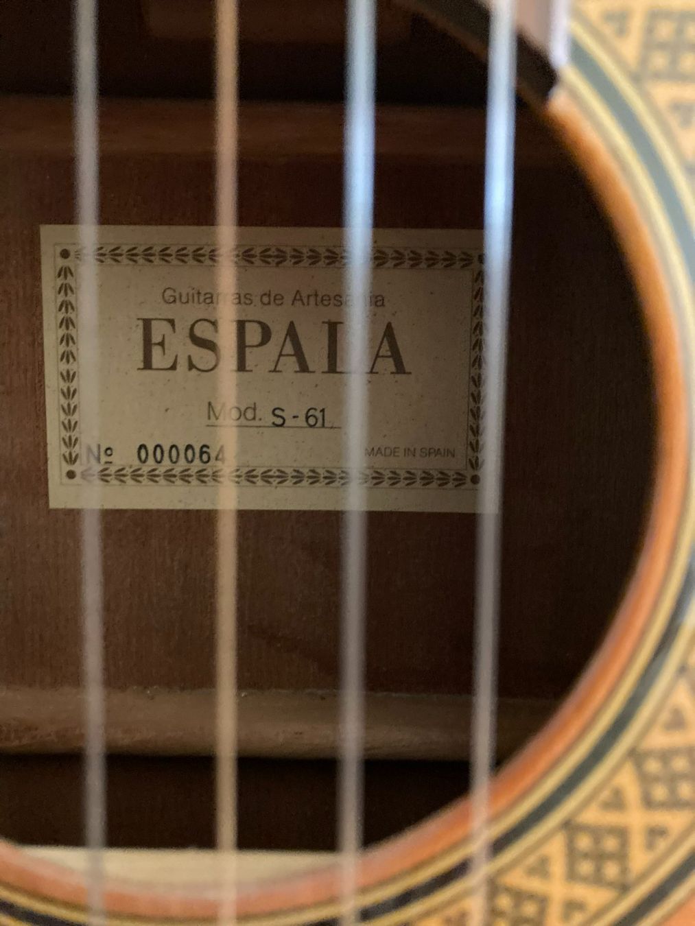 Instruments de musique: Konzertgitarre ESPALA Mod. S-61 Made in Spain – D'occasion à Niederscherli par ypsilon315 2