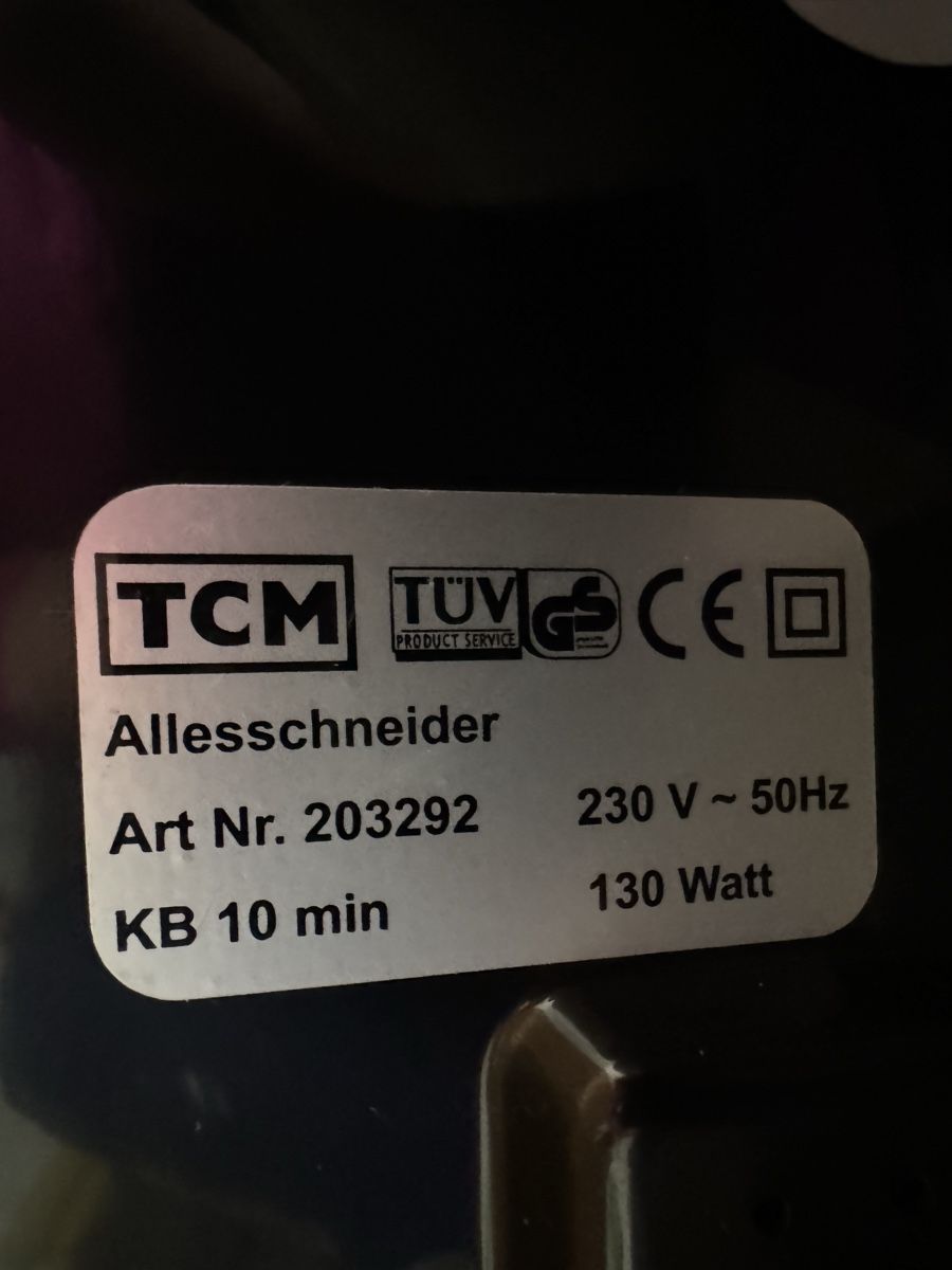 Küchengeräte: Allesschneider von TCM – Gebraucht aus Appenzell von Sonnschein_ 2