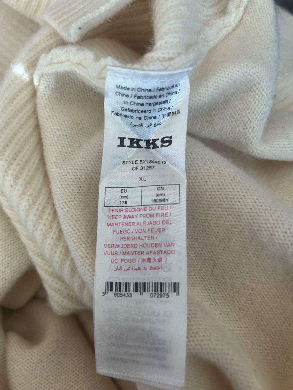IKKS Pulls & Sweat-shirts: IKKS pull blanc cassé – D'occasion à Val-d'Illiez par Dombou 5