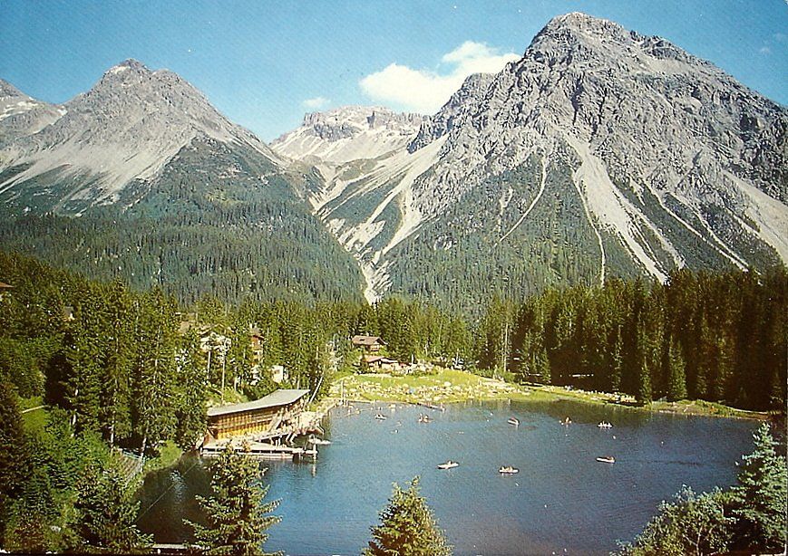 Cartes postales: AROSA Untersee mit Badeanstalt – D'occasion à Jona par philajona