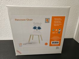 Neu - spielba - Stuhl Waschbär - Höhe 26cm
