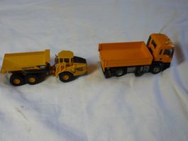Spielzeugauto - Baufahrzeuge - Siku - Volvo + MAN - LKW
