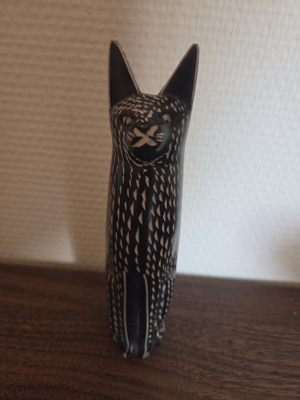 Statuette: Katzenfigur aus Speckstein  – Usato da Bühler venduto da ros_5qfr