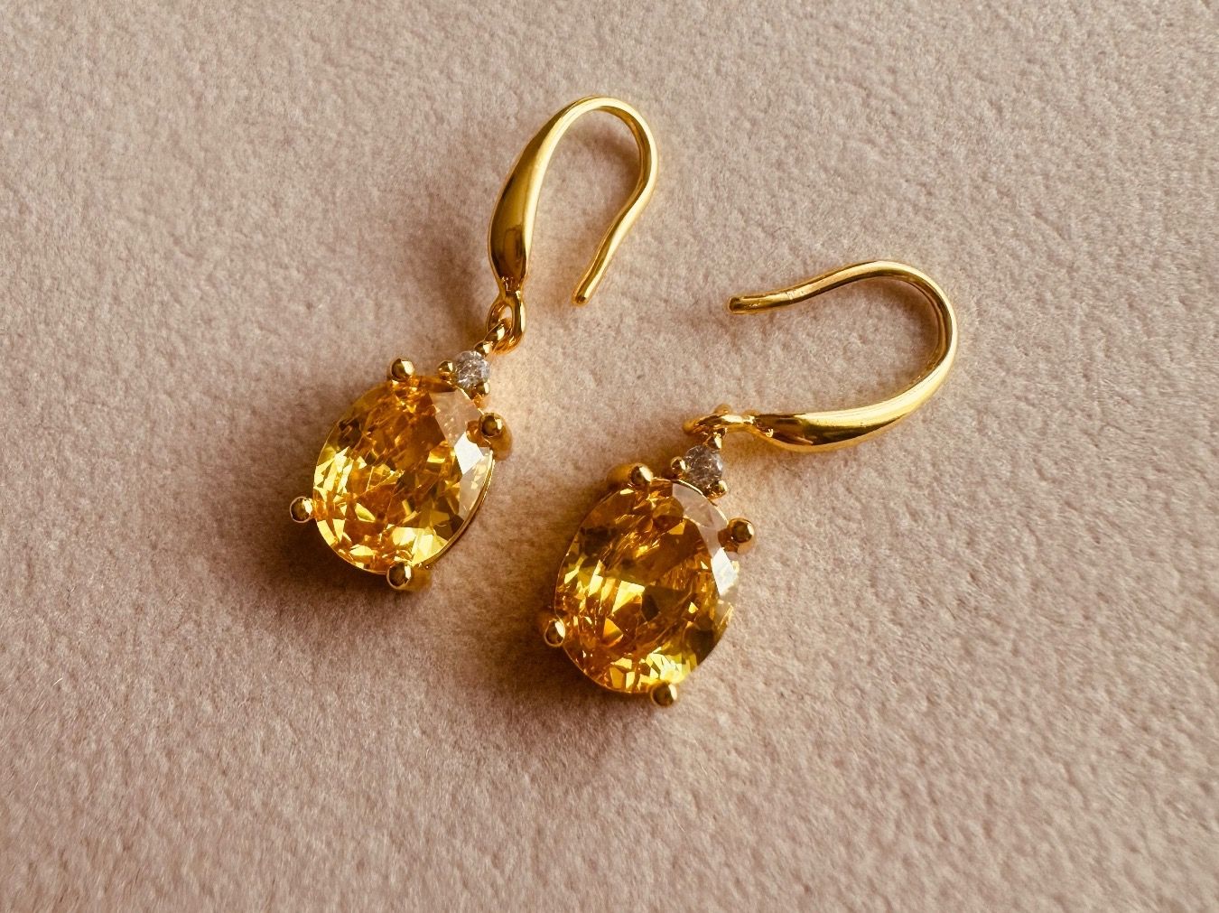 Orecchini pendenti & Orecchini a lobo: Boucles d’oreilles Citrine – Usato da St-Maurice venduto da Sandrinette123 5