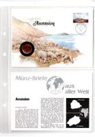 Ascension_1986_Münzbrief mit Beschreibung