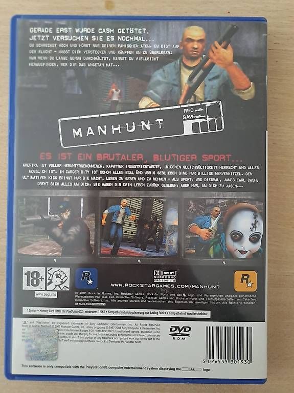 Giochi: Manhunt Playstation 2 – Usato da Zürich venduto da Andri878 1