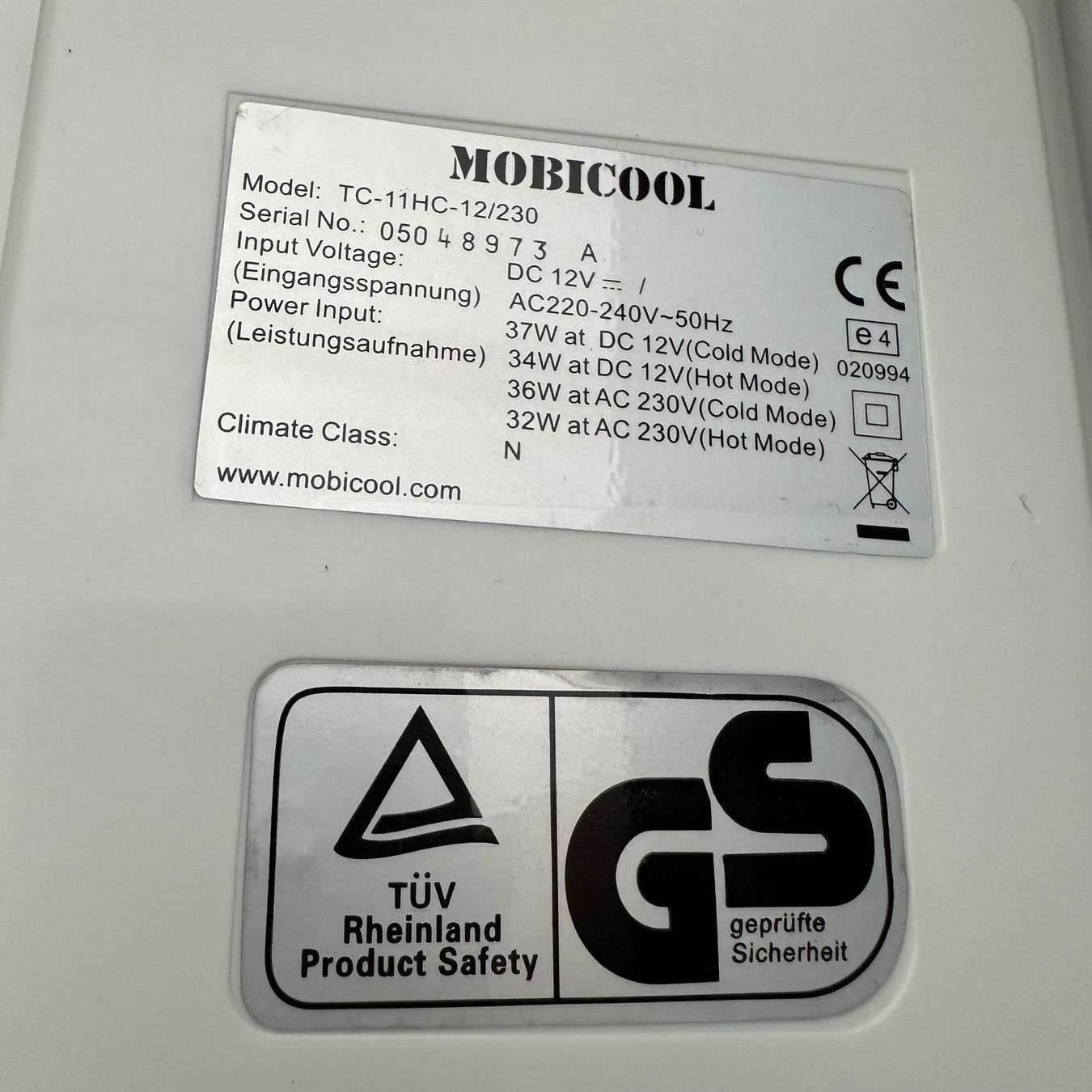 Mobicool Kühlschränke & Kühlen: Mobicool Kühlbox Model TC-11HC-12/230 – Gebraucht aus Luzern von fairflip 4