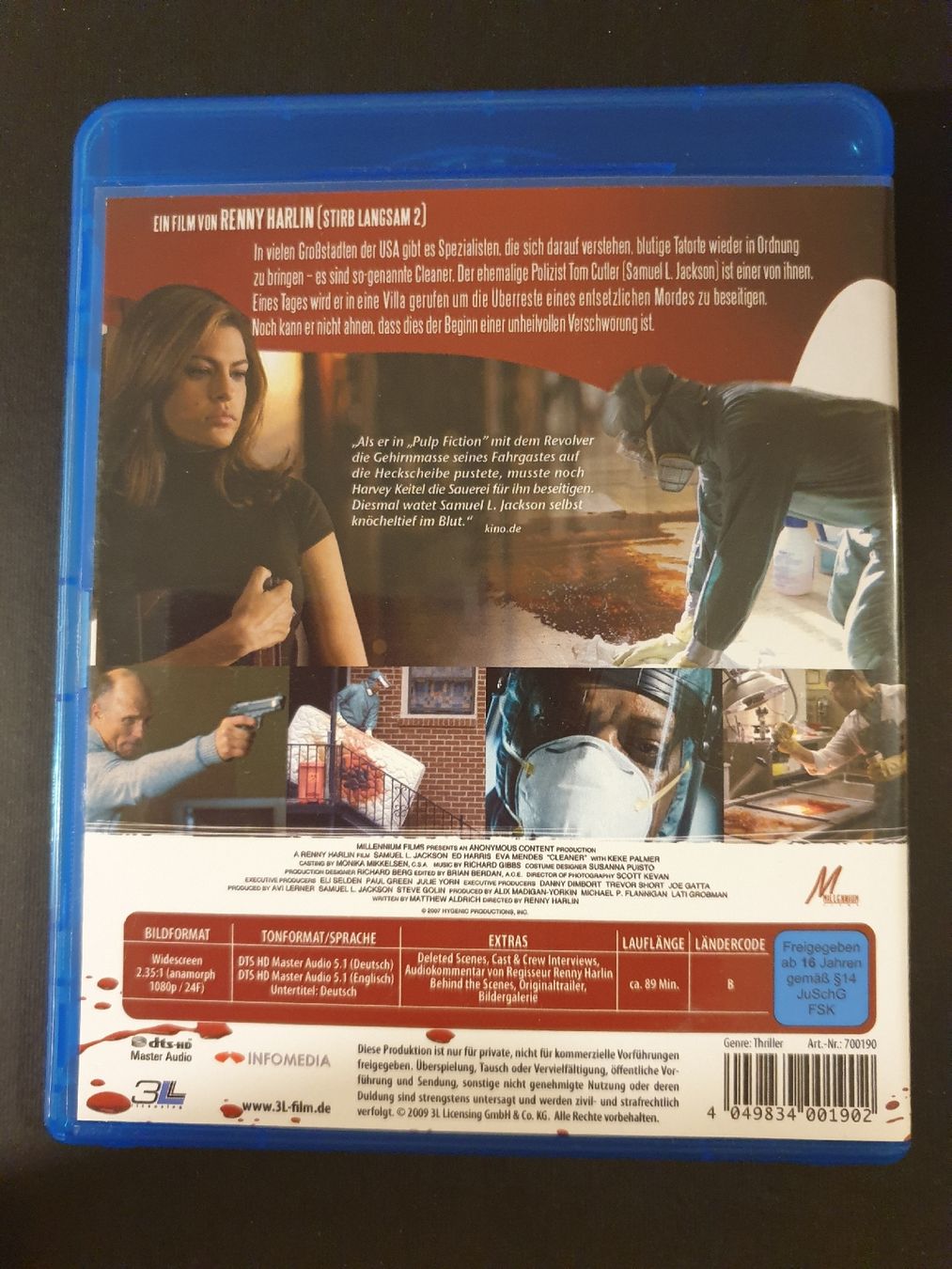 Tutti i DVDs: CLEANER - Thriller Blu-ray Disc – Usato da Steffisburg venduto da Blue_bj5g 1