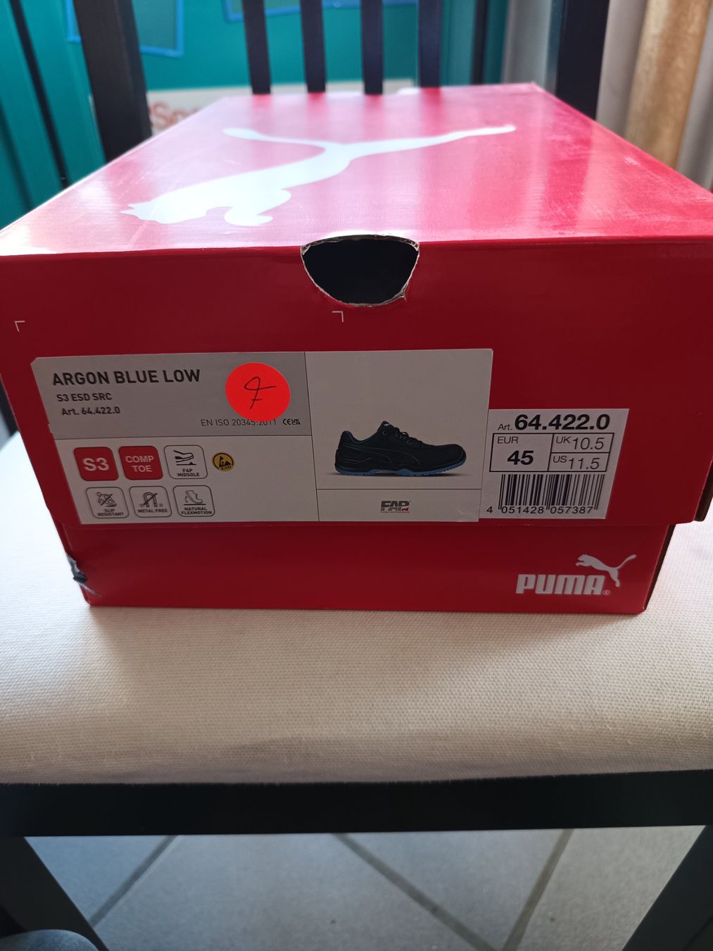 Puma Chaussures hommes: Puma Sicherheitsschuhe S3 ESD SRC 45 – Neuf avec emballage d'origine à Oberegg par 19franzi94 8