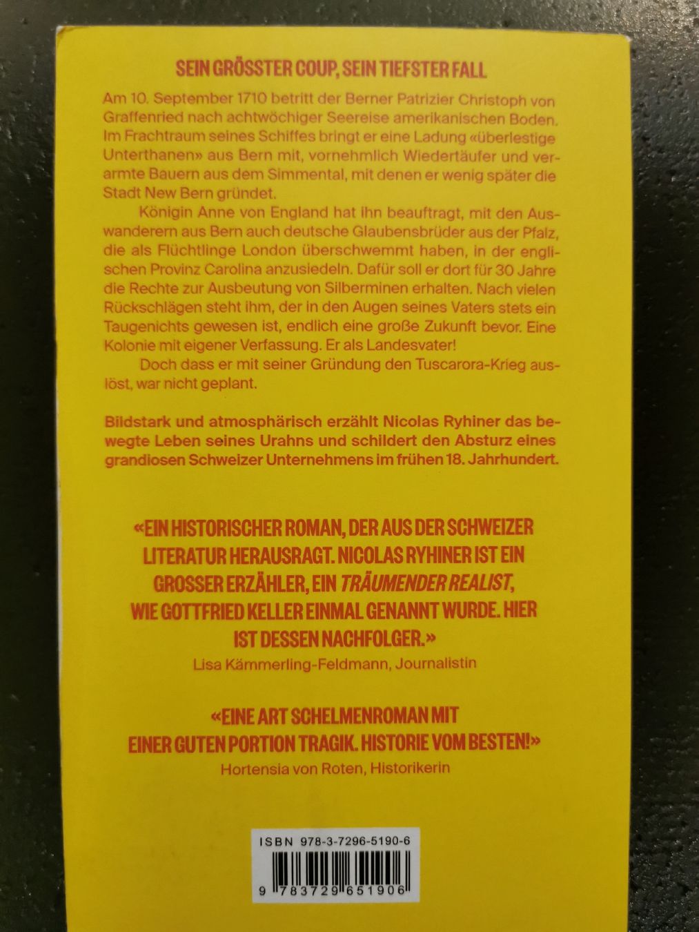 Bücher: Graffenrieds Gründung - Nicolas Ryhiner – Gebraucht aus Bern von cam_b7ts 1