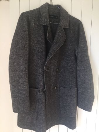 Joli manteau zara gris / brun S