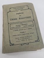 Précis de chimie analytique – 1930 – Ancien ouvrage