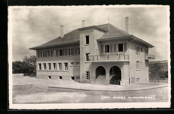 Cartes postales: AK Siviriez, La nouvelle ecole – D'occasion à Berlin par bartko-reher