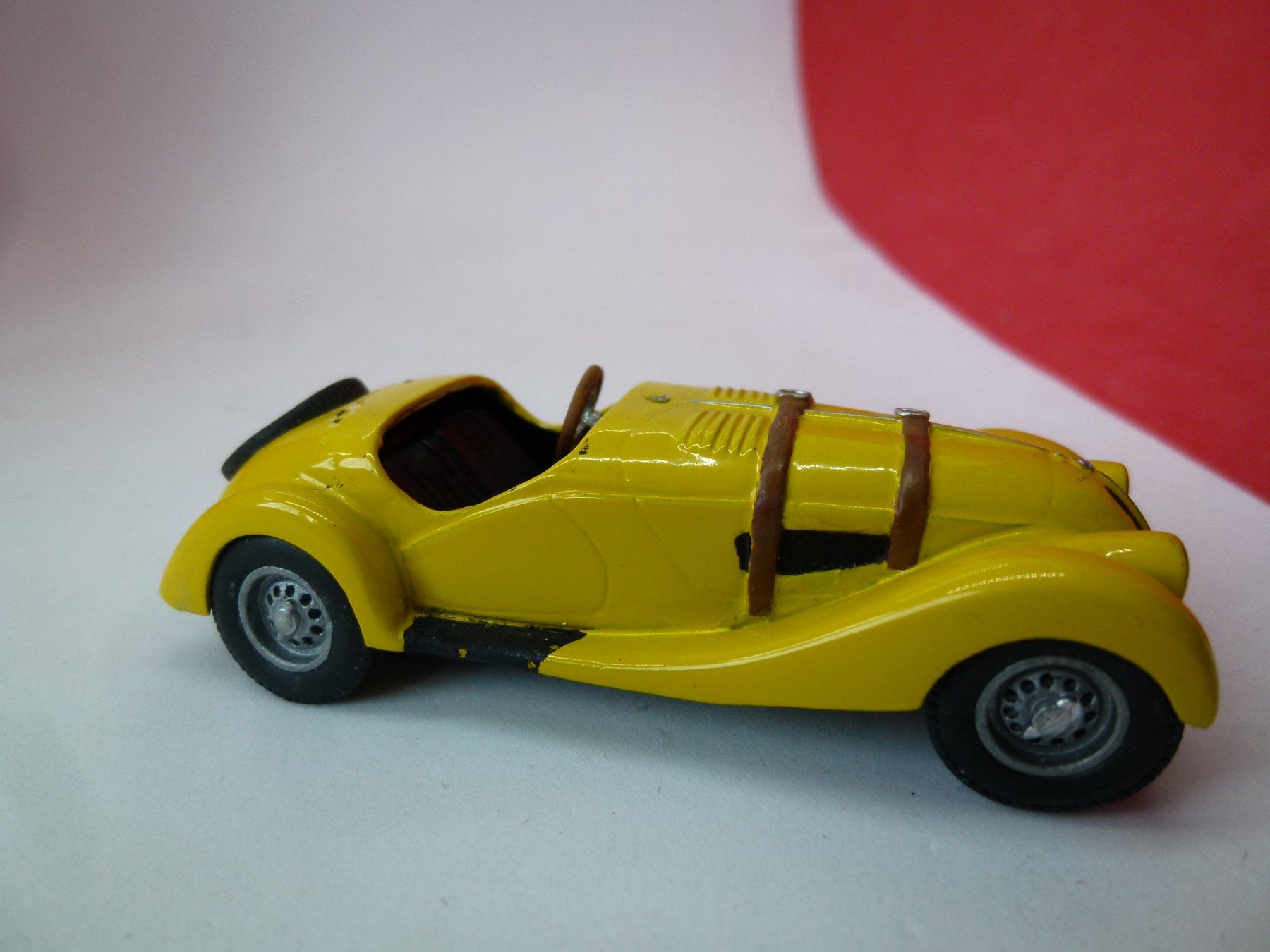 BMW Modellini d'auto: BMW 327 Cabrio gelb - ohne Frontscheibe - Western Models !! – Difettoso da Reiden venduto da mondial2 3