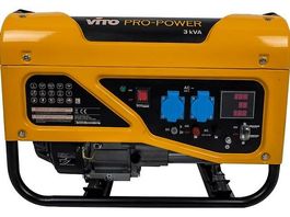 VITO Pro Power Benzin Stromerzeuger 3kVA 2.5kw 2700 Watt