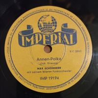Max Schönherr - Annen Polka / Tik-Tak, Shellack 10"