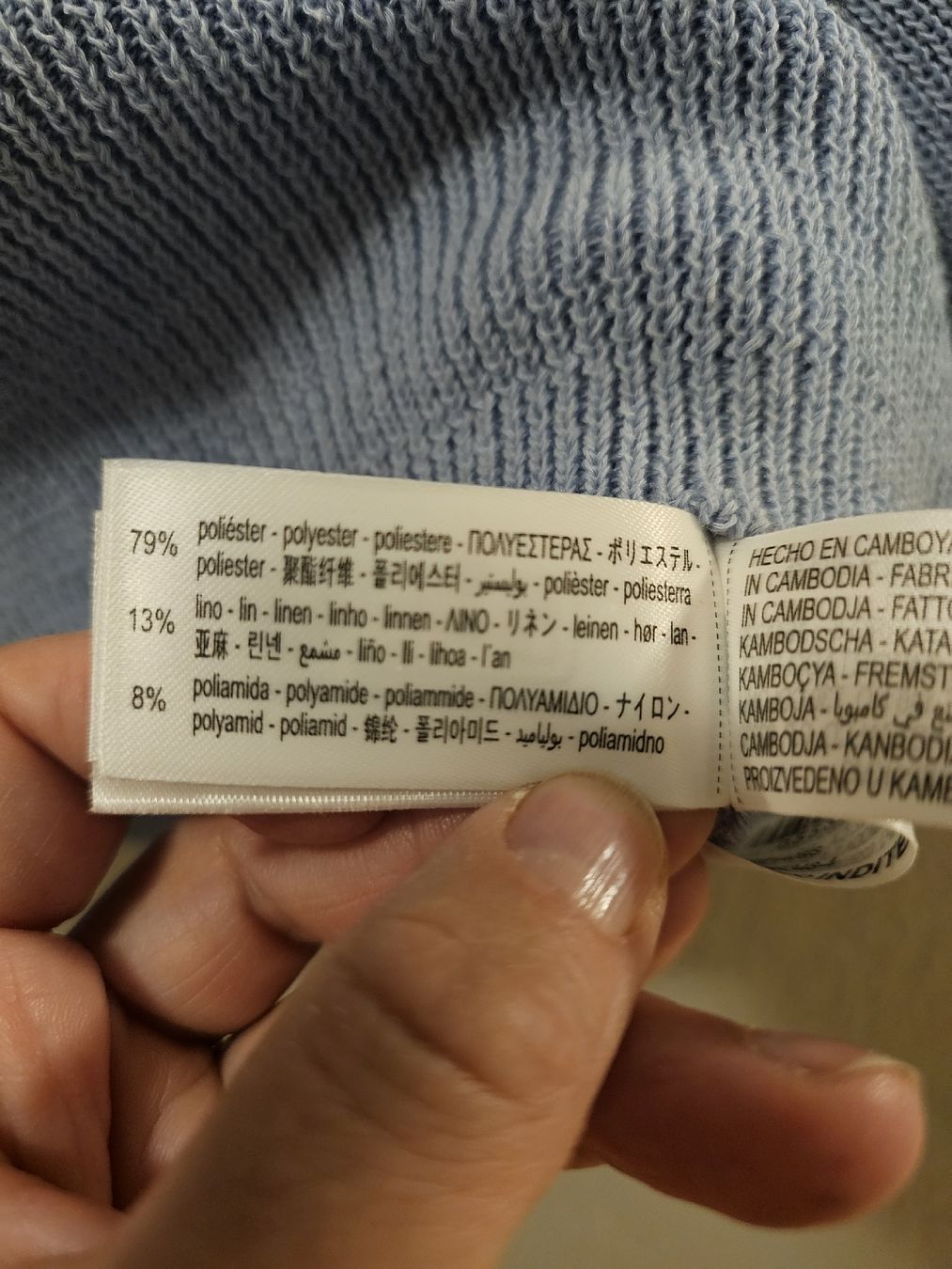 Zara Maglioni & Felpe: Leichter ZARA Crop Pulli Gr. S in Hellblau – Usato da Bern venduto da Oscarella 2