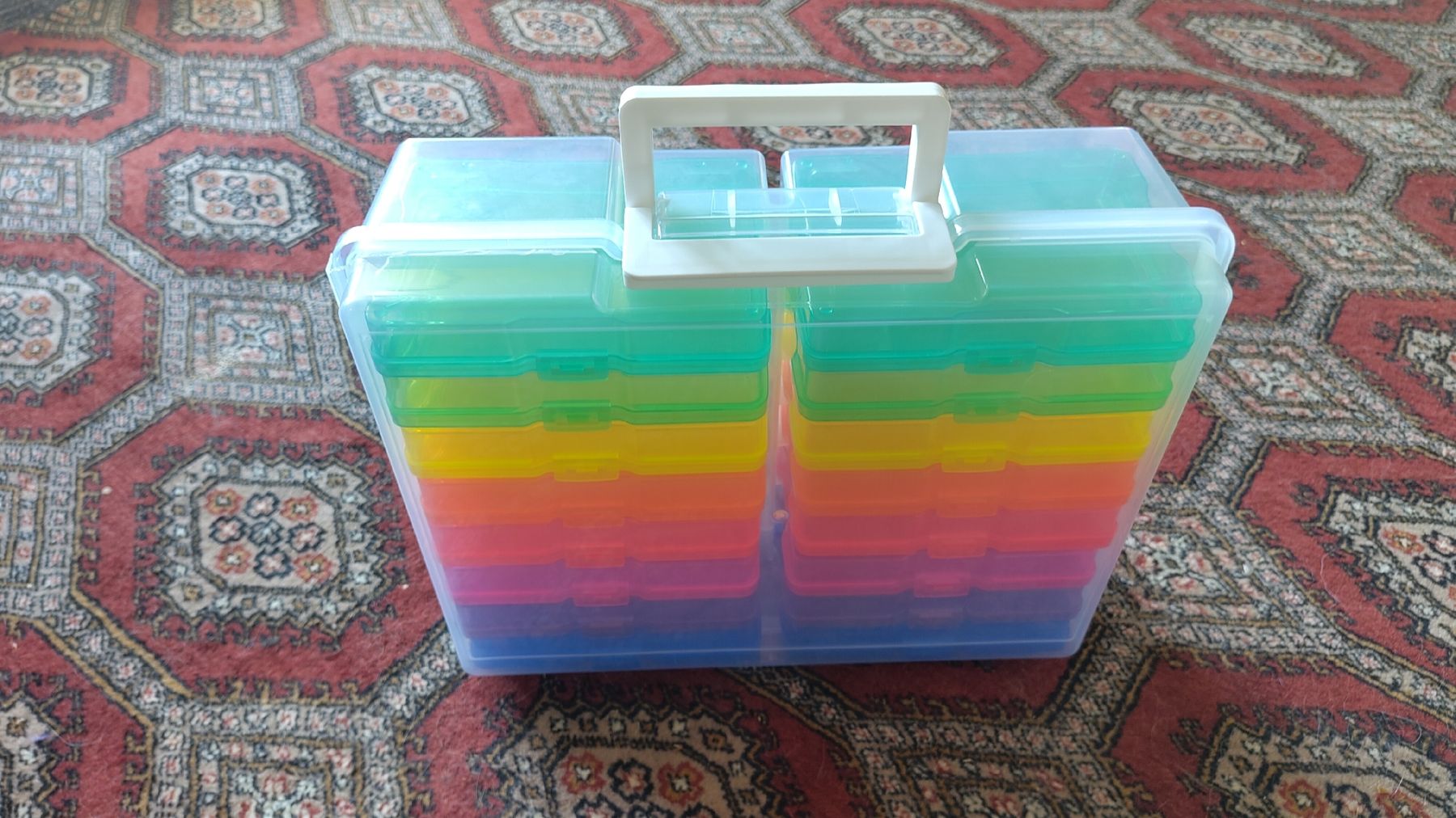 Kit bricolage: Aufbewahrungsbox für Bastelutensilien oder Samen mit Griff – Nuovo e nell'imballaggio originale da St. Gallen venduto da lau_87ql 2