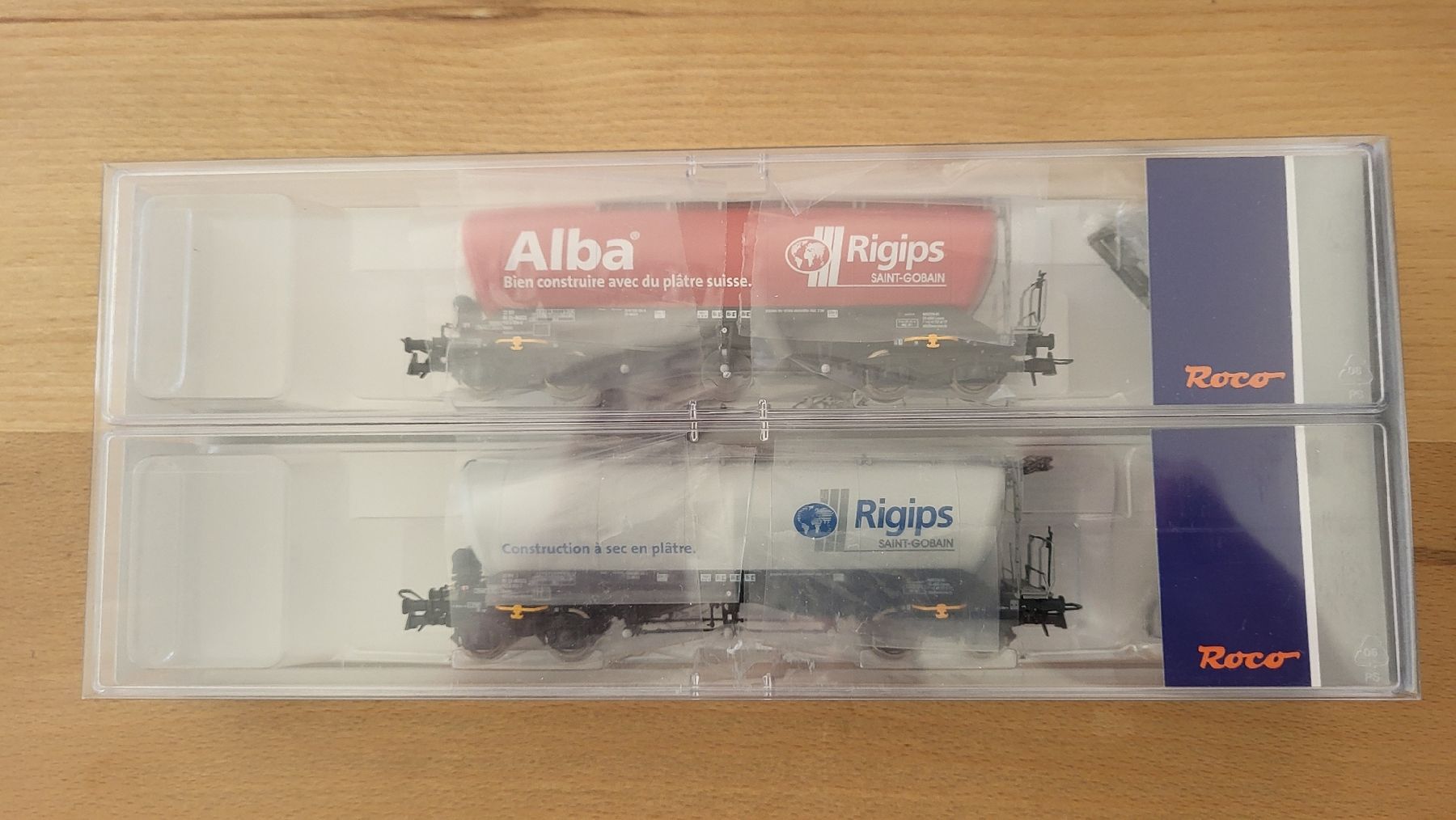 Roco Modellini di ferrovie: ROCO 76139 Uacns-Set Rigips, neu – Nuovo e nell'imballaggio originale da Basel venduto da Lafadarsch