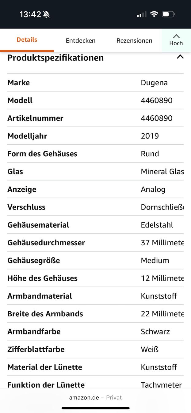Dugena Orologi: Kinderuhr – Usato da Kreuzlingen venduto da Ameda01 2