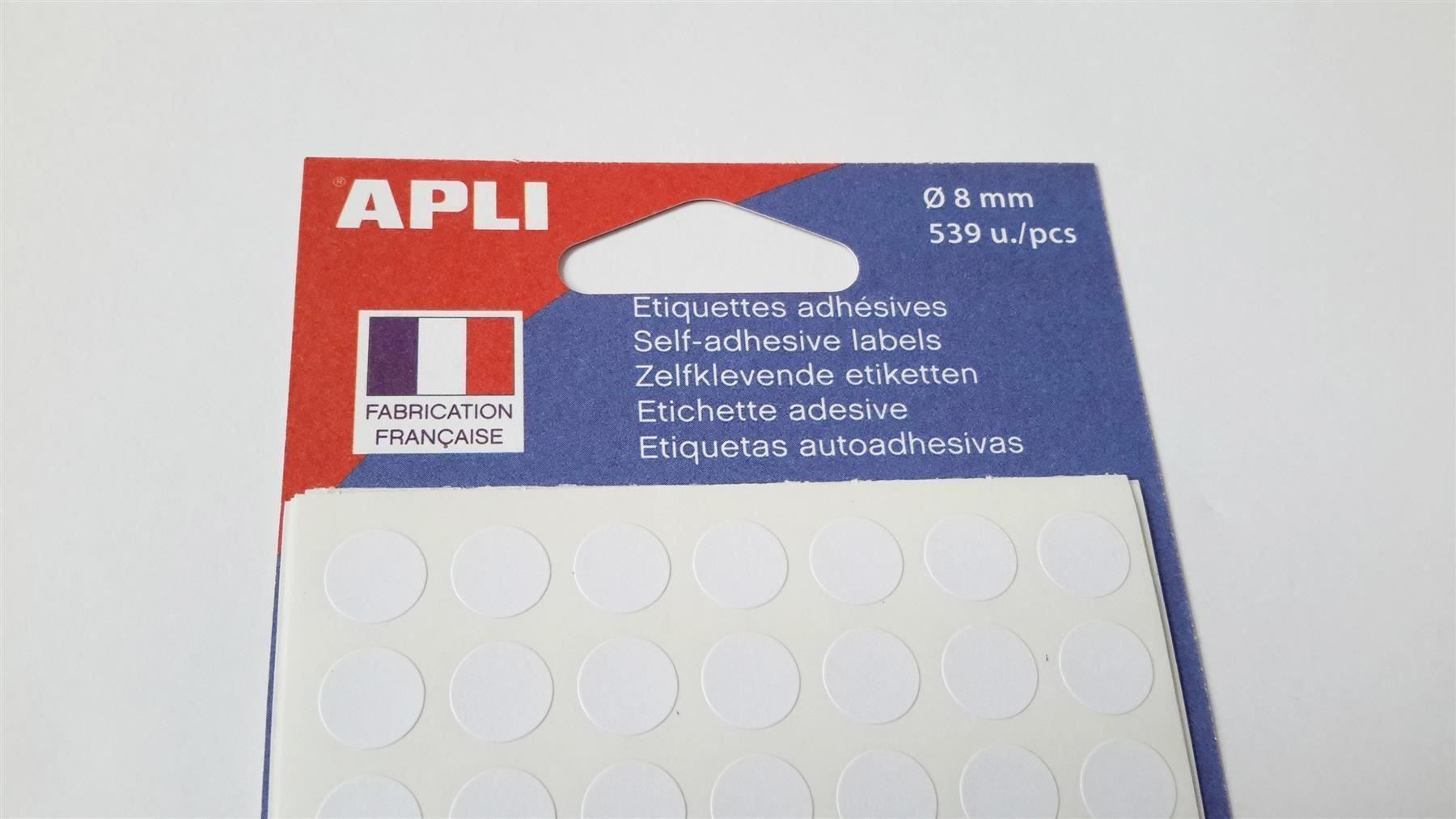 Sticker: Markierungspunkte, weiss, 8mm, 539 Stück – Nuovo e nell'imballaggio originale da St. Gallen venduto da cointec 2