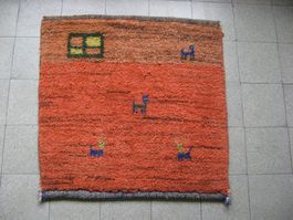 quadratischer Teppich 60 x 59 cm