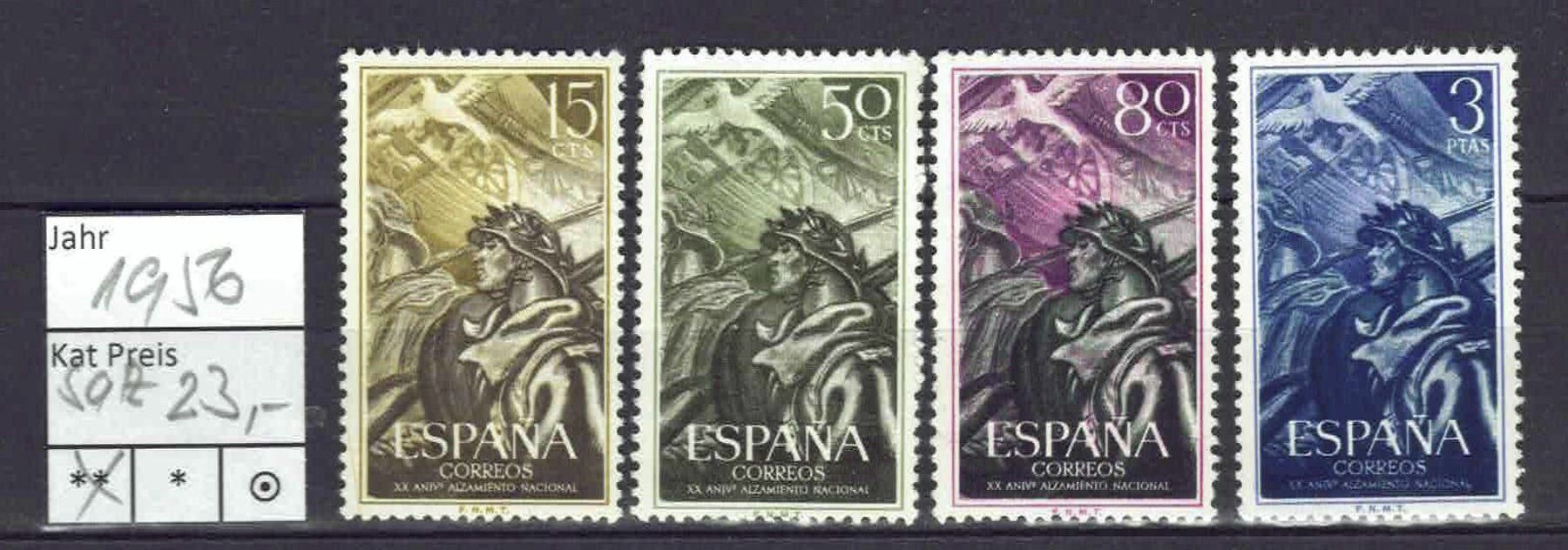 Tous les timbres: Spanien Satz von 1956 postfrisch** – D'occasion à Basel par Pfefferschootte