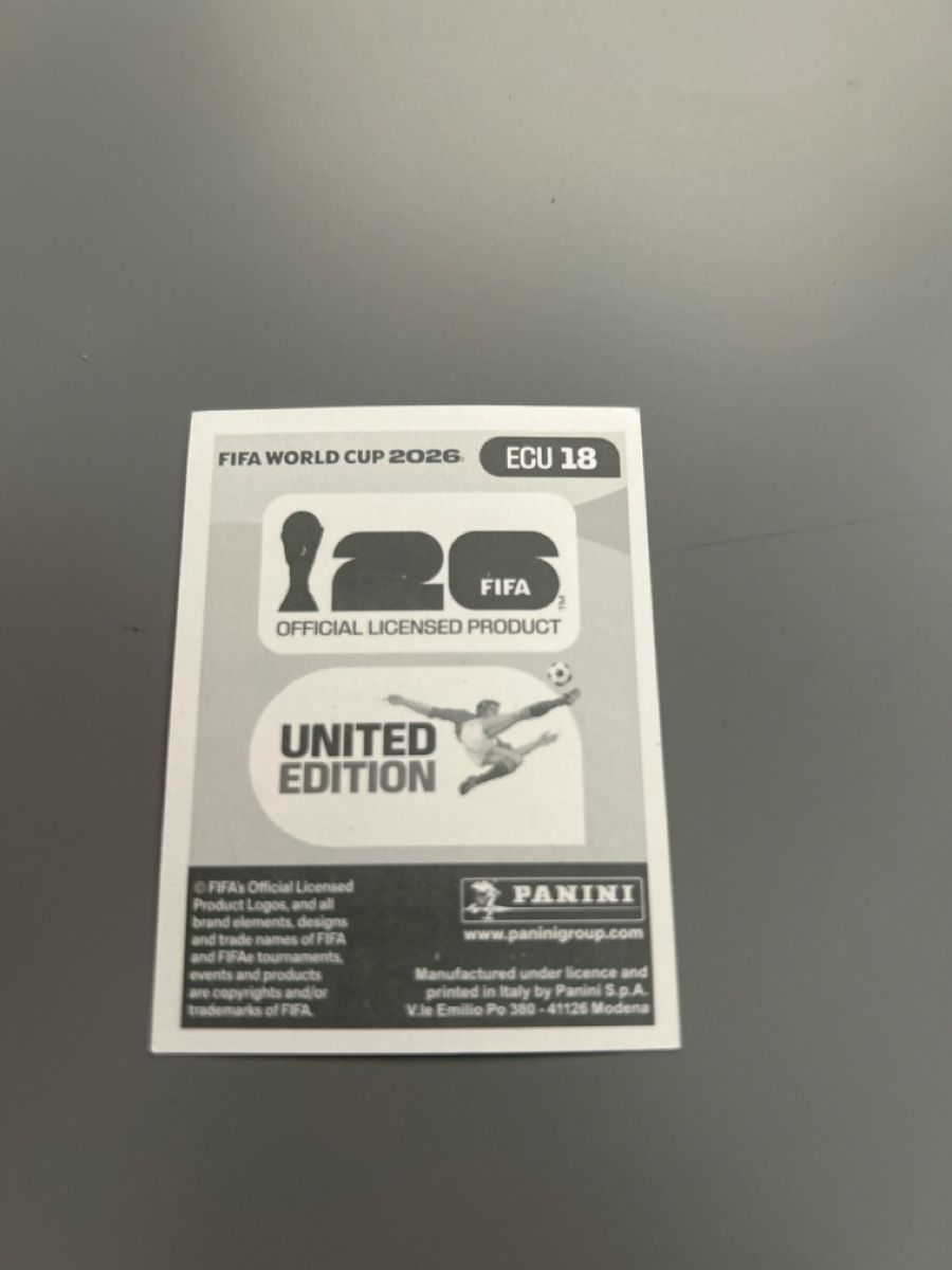 Panini Sammelbilder & Trading cards: FIFA WC 2026 Alan Minda ECU 18 – Neu (gemäss Beschreibung) aus Boniswil von sim_7zhp 1