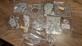 Set Stanzschablonen Blumen
