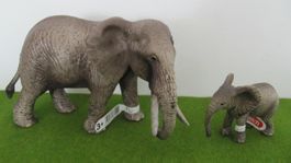 Schleich Elefant mit Jungtier