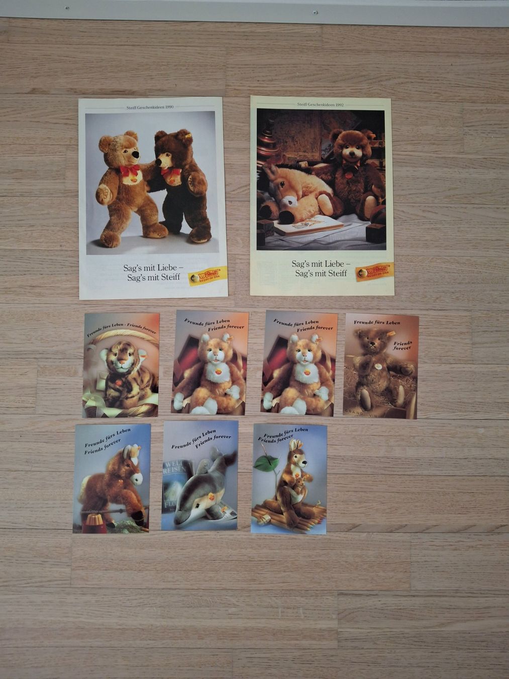 Libri: 2 alte Steiff Kataloge plus 7 Ansichtskarten Steiff – Usato da Dietikon venduto da Hwengi