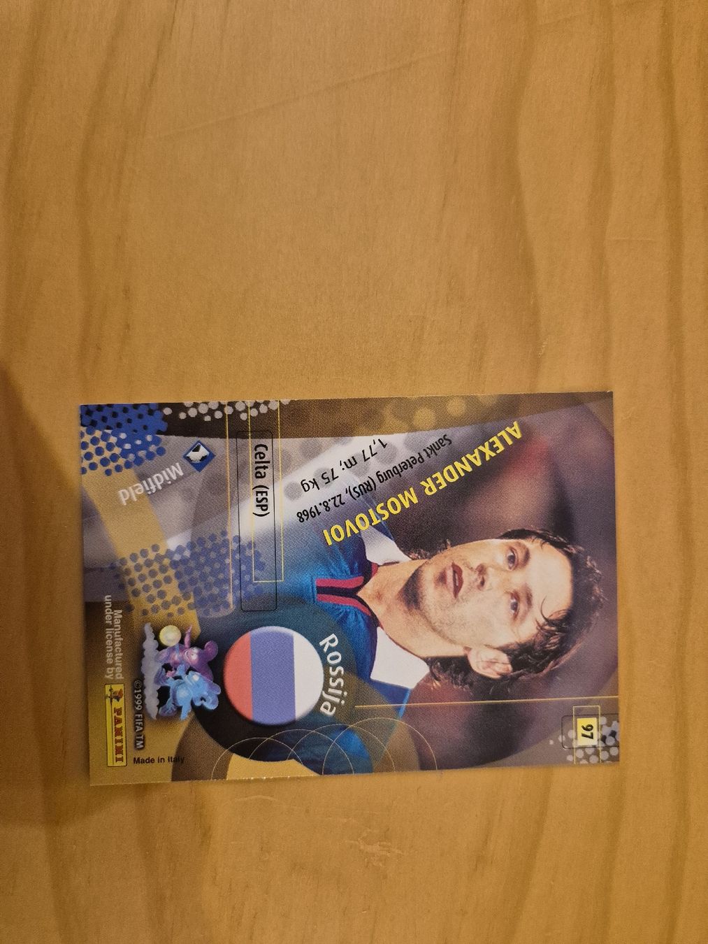 Panini Carte collezionabili: Alexander Mostovoi Panini Russia 2002 – Usato da Walterswil SO venduto da Darkengel150 1