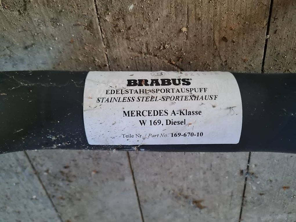 Mercedes-Benz Auspuffanlagen: Mercedes Auspuff Brabus A Klasse W169 – Gebraucht aus Sitterdorf von mat_5c6v 1