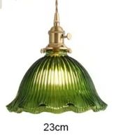 Lampe  suspension plafonnier Vintage en Verre