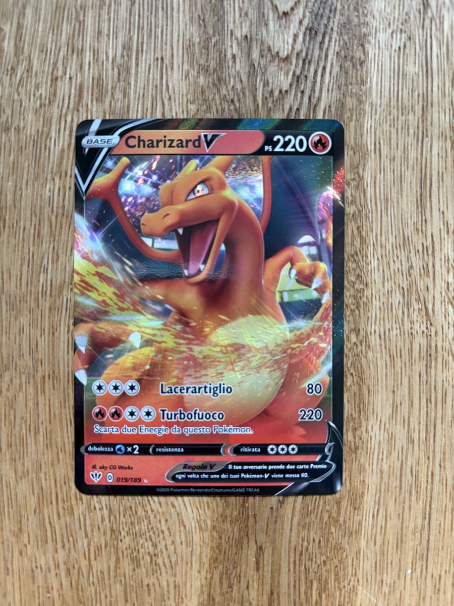 Pokémon Sammelbilder & Trading cards: Charizard V (19) - Darkness Ablaze ITA – Neu (gemäss Beschreibung) aus Celerina von vyn_90