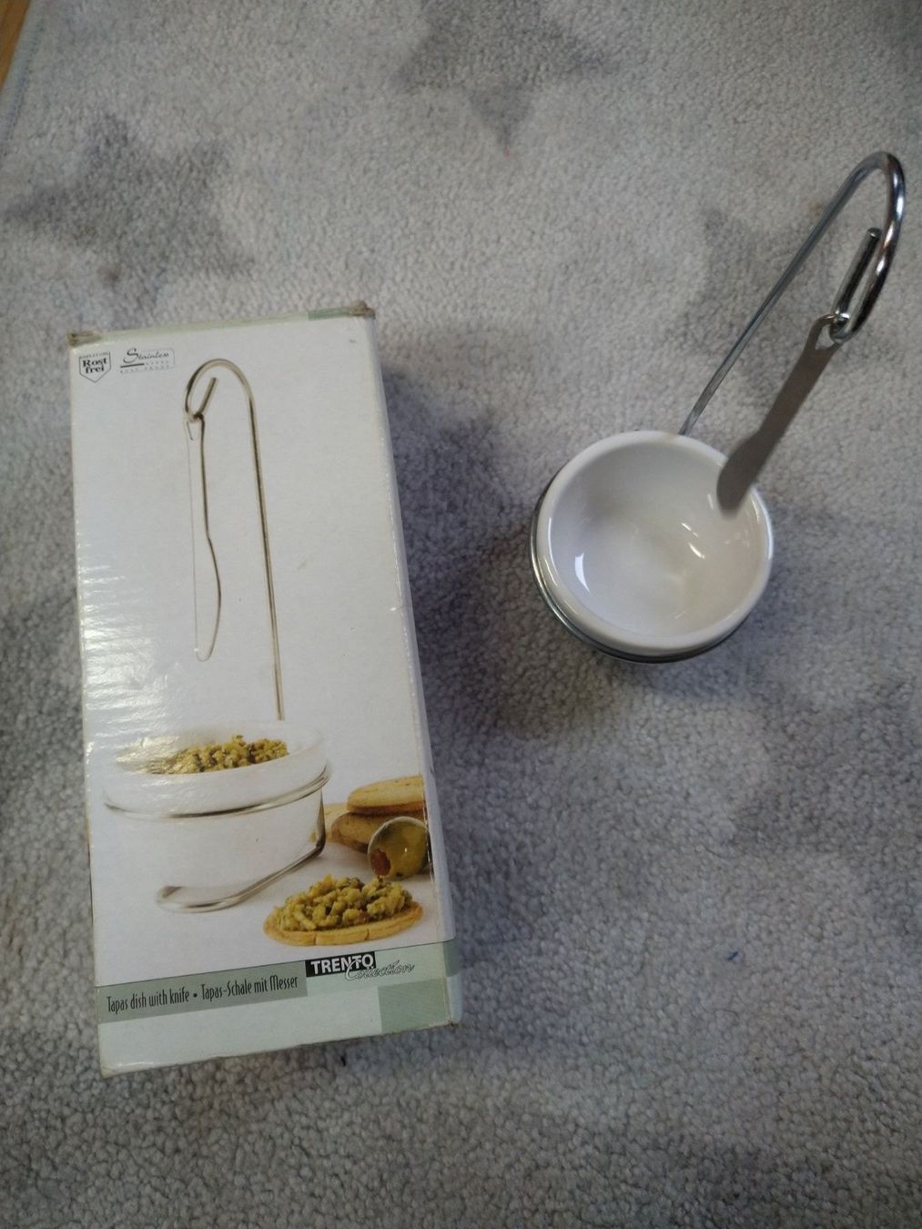 Cucine complete: Tapas Schale mit Messer Trento – Usato da Dierikon venduto da lismar13