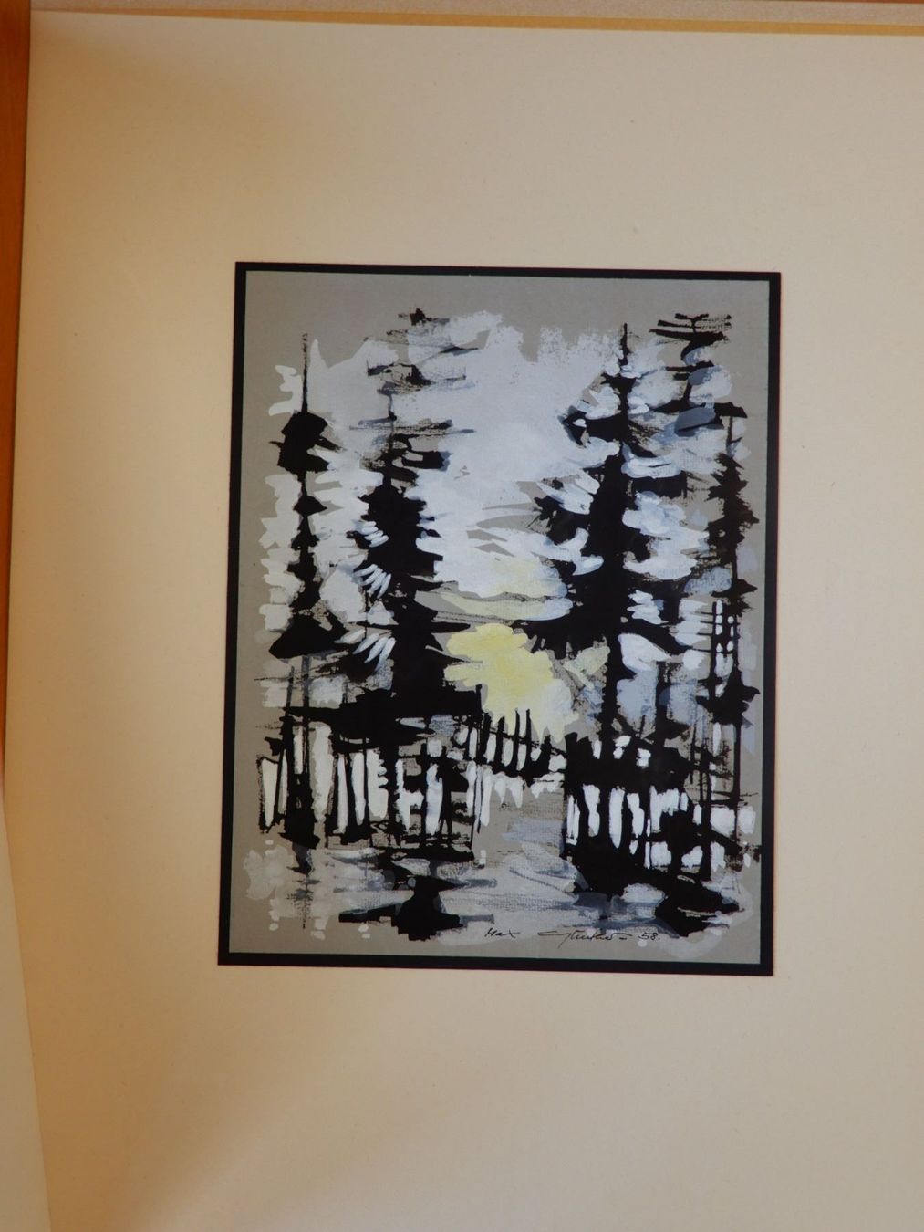 Grafica & Litografie: Max GÜNTHER 1934-1974 Mischtechnik 1958 – Usato da Emmenbrücke venduto da Kunstankaufverkauf9 2