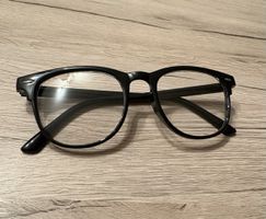 Schicke Blaulichtbrille, Schwarz, neuwertig, top Zustand!